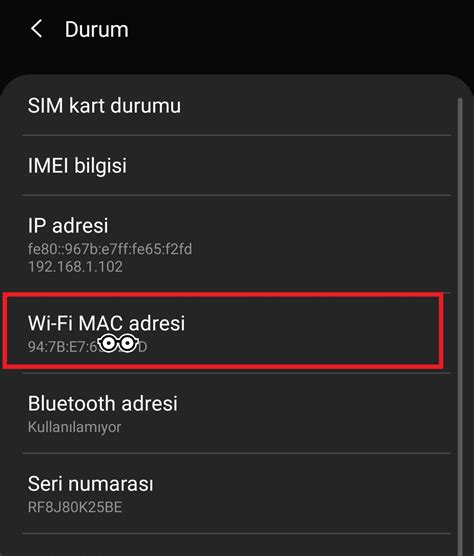 Wifi ip adresi öğrenme